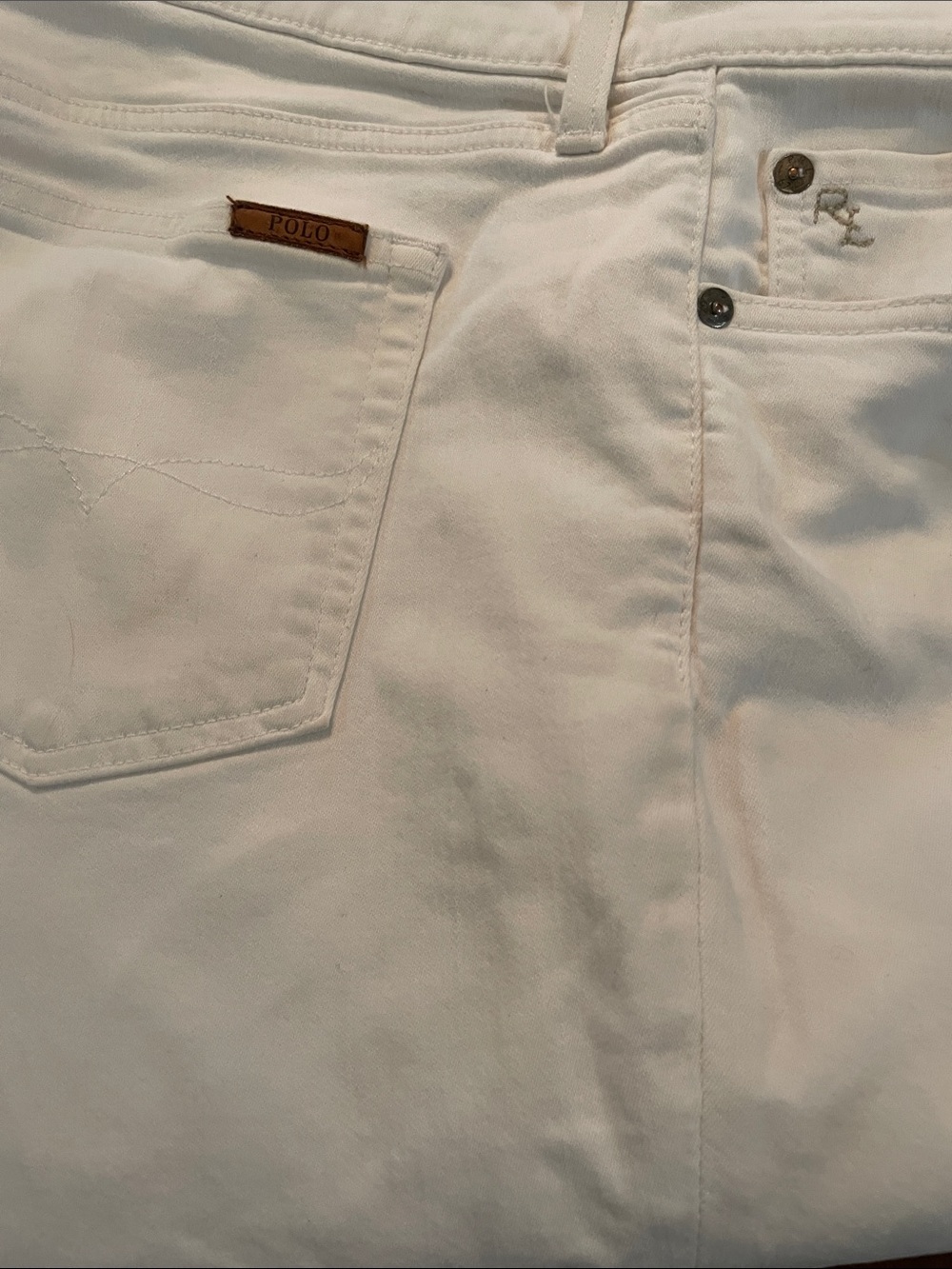 Polo by Ralph Lauren White Slim-Straight Men’s Jeans